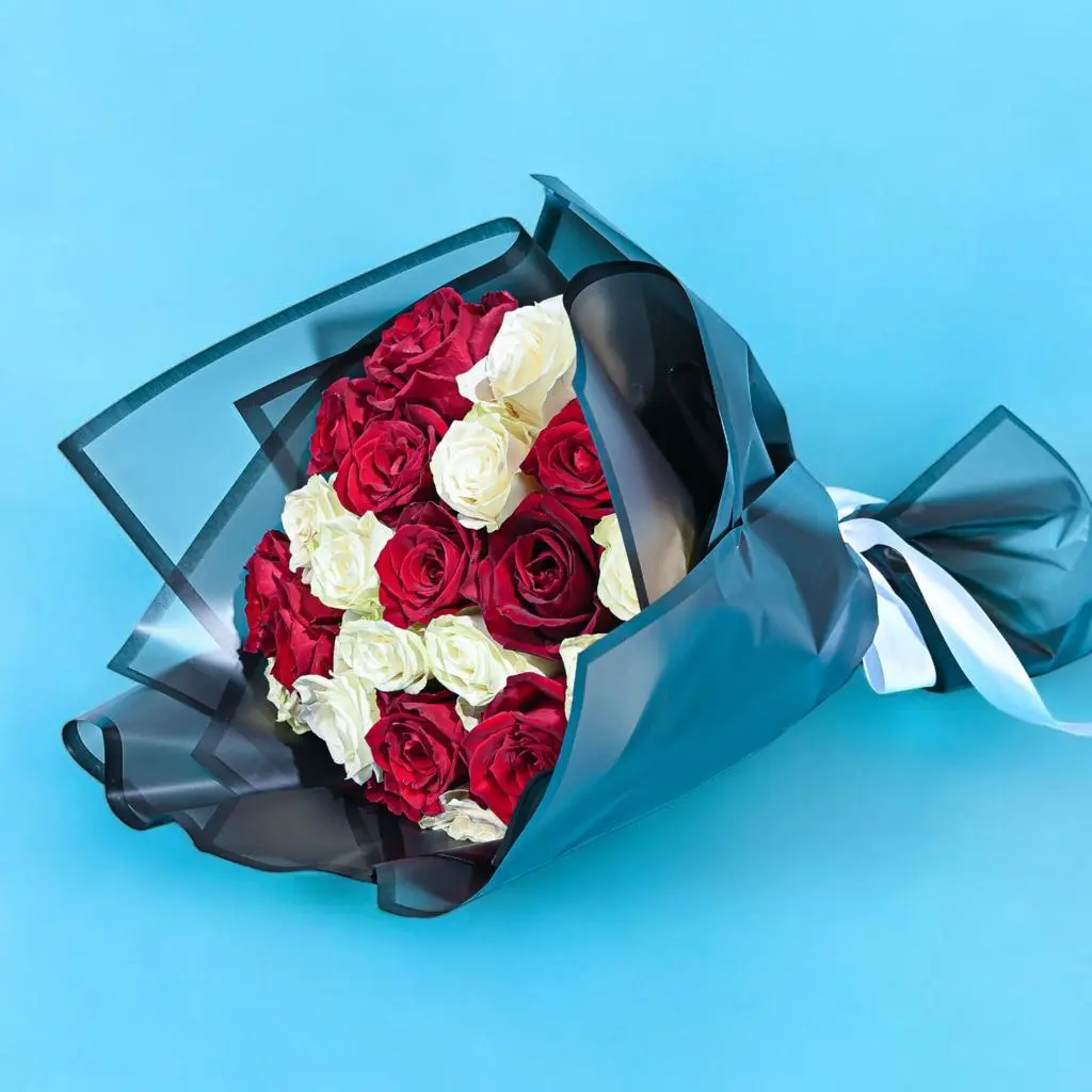 Red and White Love Bouquet 0043